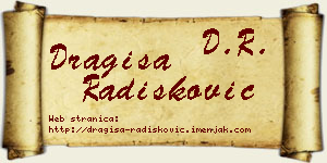 Dragiša Radišković vizit kartica